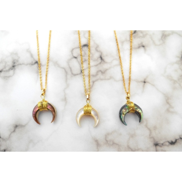 🆕️ Double Horn Necklace - Picture 5 of 8